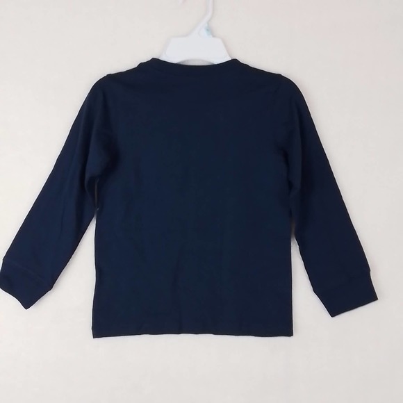 Carter's Long Sleeve Cotton Graphic Tee Size 5 in Blue w/ Space Theme - Picture 2 of 11